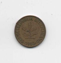 Almanya 10 Pfennig 1950-J (mp0880)