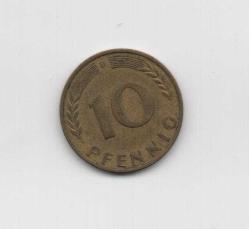 Almanya 10 Pfennig 1950-D (mp0883)