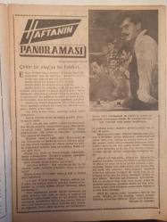 Artist Haftalık Ses Tiyatro ve Sinema Mecmuası Dergisi - 27 Ekim 1964 - Sayı:44 - Pervin Par - Hayat Kavgası filmi - Tamer Yiğit - Semra Sar - Semih Sergen - Erol Taş - Muhterem Nur - Bedirhan Çınar - Sadri Alışık - Çolpan İlhan - Sevil Bora - Çetin Ener - Semiramis Pekkan - Ekrem Bora - Aliye Rona - Eşref Kolçak - Adnan Şenses - Hülya Koçyiğit - Fikret Hakan - Nilüfer Aydan - Halit Refiğ - Cenk Er - Tanju Gürsu - Erdoğan Özince - Mehmet Ali Akpınar - Halide Edip - Fatma Girik - Atıf Yılmaz - Tülin Elgin - Ajda Pekkan - Özkan Yılmaz - Ediz Hun - Göksel Arsoy - Üç Tekerlekli Bisiklet filmi - Hayat Kavgası filmi - Suçlular Aramızda filmi - Ve Allah Gençleri Yarattı filmi - Afilli Delikanlılar filmi - Erkekler Ağlamaz filmi - Dullar Tercih Edilir filmi - Plajda Buluşalım - Adnan Şenses fotoğraf ve haberi - Tam Takım Dergi