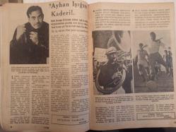 Artist Haftalık Ses Tiyatro ve Sinema Mecmuası Dergisi - 27 Ekim 1964 - Sayı:44 - Pervin Par - Hayat Kavgası filmi - Tamer Yiğit - Semra Sar - Semih Sergen - Erol Taş - Muhterem Nur - Bedirhan Çınar - Sadri Alışık - Çolpan İlhan - Sevil Bora - Çetin Ener - Semiramis Pekkan - Ekrem Bora - Aliye Rona - Eşref Kolçak - Adnan Şenses - Hülya Koçyiğit - Fikret Hakan - Nilüfer Aydan - Halit Refiğ - Cenk Er - Tanju Gürsu - Erdoğan Özince - Mehmet Ali Akpınar - Halide Edip - Fatma Girik - Atıf Yılmaz - Tülin Elgin - Ajda Pekkan - Özkan Yılmaz - Ediz Hun - Göksel Arsoy - Üç Tekerlekli Bisiklet filmi - Hayat Kavgası filmi - Suçlular Aramızda filmi - Ve Allah Gençleri Yarattı filmi - Afilli Delikanlılar filmi - Erkekler Ağlamaz filmi - Dullar Tercih Edilir filmi - Plajda Buluşalım - Adnan Şenses fotoğraf ve haberi - Tam Takım Dergi