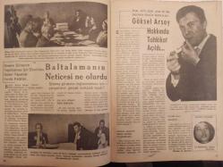 Artist Haftalık Ses Tiyatro ve Sinema Mecmuası Dergisi - 17 Kasım 1964 - Sayı:47 - Fatma Girik - Erol Taş - Kara Memet filmi - Tanju Gürsu - Ekrem Bora - Pervin Par - Bedirhan Çınar - Öztürk Serengil - Çakal Rüstem - İzmarit Nuri - Danyal Topatan - Hüseyin Baradan - Zeki Müren - Muzaffer Hepgüler - Gülriz Sururi - Muhlis Sabahattin - Ulvi Uraz - Alev Koral - Nur İnsel - Haldun Tamer - İzzet Günay - Sadri Alışık -Tunca Aksoy - Göksel Arsoy - Selma Güneri - Neriman Köksal - Silah Arkadaşları filmi - Ankaraya 3 Bilet Filmi - Bir Kız Kaçırınca Filmi - Şafak Yıldızı filmi - Hülya Koçyiğit - Erol Taş - Semiramis Pekkan - Ahmet Tarık Tekçe - Öztürk Serengil - Kirk Douglas - Reha Yurdakul - Sadettin Işık - Sevim Çağlayan - Tanju Gürsu - Şizen Nur - Ahmet Sezgin - Yılmaz Duru - Müzeyyen Senar - Pervin Par - Gülbin Eray - Fevzi Tuna - Meral Sayın - Gürel Ünlüsoy - Attila Sarar - Tunç Başaran - Oya Sarar - Zeynep Değirmencioğlu fotoğraf ve haberi - Tam Takım Dergi