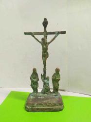 P83----ESKİTME REPLİKA İSA VE HAVARİLERİ PİRİNÇ DÖKÜM İKONA