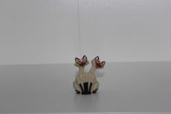 Siamese cats figürü (Disney) Siyam ikizi yapışık kediler