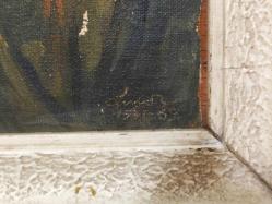 16846-MUHTEŞEM GÜZELLİKDE İMZALI 1969 YILI ANTİK YAĞLI BOYA TABLO