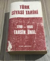 TÜRK SİYASİ TARİHİ 1700 - 1958