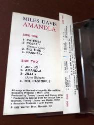 amandla - miles davis kaset (kasetçalarda denenmiştir/dinlenmiştir)