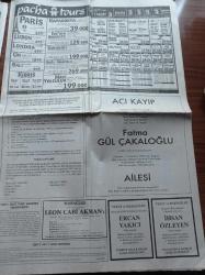 Milliyet Gazetesi - 13 Haziran 2000 - Suriye Devlet Başkanı Hafız Esad Bugün Toprağa  Verilecek - Suriye'de Üç Gündür Allah Hafız Beşşar Sloganı Atılıyor - Ahmet Necdet Sezer Hafız Esad'ın Cenaze Törenine Katılacak - Suriye İle Savaşın Eşiğinden Barışa - Bergama Direnişçilerini Ağlatan Karar - Muammer Aksoy Ve Ahmet Taner Kışlalı Cinayetinin Kilit İsmi Ferhat Özmen Muammer Aksoy'u Susturuculu Silahla Vurdum