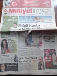 Milliyet Gazetesi - 15 Haziran 2008 -Beren Saat - Tomris Giritlioğlu -2008 Avrupa Şampiyonası - Türkiye Çek Cumhuriyeti Maçı - Şarap Tanrısına Sansür - Bergüzar Korel Artık Şehrazata Zıt Rol İstiyor - Avrupa Birliğinin Ölüm Fermanı İmzalandı - Ünlü Bestekar Avni Anıl'ı Kaybettik - İlker Başbuğ - Türk Silahlı Kuvvetleri Seviyesiz Karalama