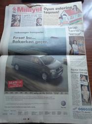 Milliyet Gazetesi - 15 Haziran 2008 -Beren Saat - Tomris Giritlioğlu -2008 Avrupa Şampiyonası - Türkiye Çek Cumhuriyeti Maçı - Şarap Tanrısına Sansür - Bergüzar Korel Artık Şehrazata Zıt Rol İstiyor - Avrupa Birliğinin Ölüm Fermanı İmzalandı - Ünlü Bestekar Avni Anıl'ı Kaybettik - İlker Başbuğ - Türk Silahlı Kuvvetleri Seviyesiz Karalama