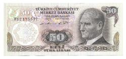 50 Lira 6.Emisyon 1.Tertip H12 175537 (wb0215)
