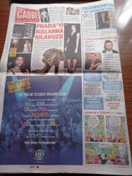 Milliyet Cadde Gazetesi - 16 Kasım 2009 - Heidi Klum Fotoğrafı - Oya Başar'a Müjde Ar Desteği - 7 Kocalı Hürmüz Filmi - Nurgül Yeşilçay - 45 Dakikada Sezen Aksu Ajda Pekkan - Profesör Doktor Halil İnalcık Kalamış'ı Ne Zaman Dinlesem Ağlarım - İsmail Hacıoğlu Biraz Geç Kaldı - Ahu Tuğba - Arto