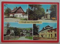 ŞEHİR KARTPOSTALI-ALMANYA/CARLSFELD OTEL KİLİSE VE KASABA İÇİ GÖRÜNTÜLER,ARKASINA YAZILMAMIŞ, RENKLİ, 12 X 16 CM EBADINDA - 1950'LER, 1960'LAR, 1970'LER, 1980'LER