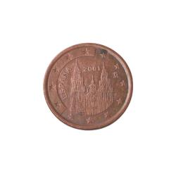 İspanya 5 Euro cent 2001
