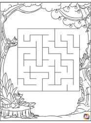 2-5 Yaş Labirent Boyama Kitabı