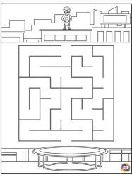 2-5 Yaş Labirent Boyama Kitabı