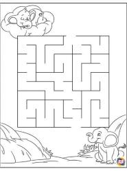 2-5 Yaş Labirent Boyama Kitabı