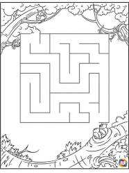 2-5 Yaş Labirent Boyama Kitabı