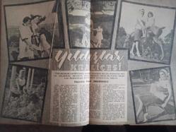 Sinema Haftalık Ses Tiyatro ve Sinema Mecmuası Dergisi - 1 Kasım 1961 - Sayı:51 - Leyla Sayar - Kızıl Vazo filmi - Feride Celal - Atıf Yılmaz - Göksel Arsoy - Belgin Doruk - Ertem Göreç - Ayhan Işık - Türkan Şoray - Abdurrahman Palay - Muhterem Nur - Şaziye Moral - Ahmet Tarık Tekçe - Gönül Beyhan - Suna Pekuysal - Orhan Günşiray - Peri Han - Atıf Yılmaz - Adalet Cimcoz - Orhan Günşiray - İlham Gencer - Atıf Yılmaz - Celal Ersöz - Leyla Sayar - Ahmet Mekin - Ayhan Işık - Peri Han - Kül Kedisi filmi - Muhterem Nur - Turgut Özatay - Sadri Alışık - Efgan Efekan - Hüseyin Baradan - Sabina - Güler Samuray - Agah Özgüç - Öztürk Serengil - Yedigünlük Aşk filmi - Muhterem Nur - Ahmet Mekin - Yücel Hekimoğlu - Işın Kaan - Fazıl Durukan - Yücel Hekimoğlu - Semih Evin - Kenan Büke - Serpil Gül - Ahmet Tarık Tekçe - Vahi Öz - Zeki Alpan - Hüseyin Baradan - Suphi Kaner - Semih Sezerli - Muhterem Nur - Sami Hazinses - Orhan Öztürk - Belgin Doruk fotoğraf ve haberi - Tam Takım Dergi