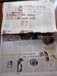 Milliyet Gazetesi - 21 Nisan 2009 - Mehmet Ali Şahin'den Bakan Ertuğrul Günay'a Ergenekon Yanıtı Fikir Beyan Ederken Dikkatli Olmalıyız -  Danıştay Ve Cumhuriyet Saldırıları Davası Birleşiyor - TBMM Başkanı Köksal Toptan Yargı Kararlarına Güvenmeliyiz - Hrant Dink'in Arkadaşları Adalet İstedi- Ergenekon Davasının Tutuklu Sanığı Kemal Kerinçsiz Savunmasını 12. Günde Tamamladı - Profesör Mehmet Haberal Anjiyo Olacak - Sedat Peker'in Annesinin Cenazesinde 3 Bin Kişi