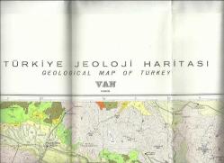 Efemera - 1:500000 Ölçekli Türkiye Jeoloji Haritası Van / 1961 - kitantik - kitaLog
