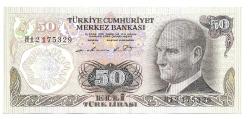 50 Lira 6.Emisyon 1.Tertip H12 175329 (wb0227)