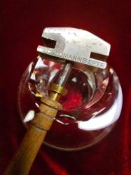 OSMANLI DÖNEMİ AVRUPA SİTRİN TAŞI BEZEMELİ  AHŞAP SAPLI CAM KESME ELMASI 151