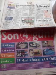 Milliyet Gazetesi - 14 Mart 2001 - PSG Galatasaray Maçı Olaylar Yüzünden 23 Dakika Durdu - Sınır Tanımayan Siyasetçi Fransa Yeşillerin Adayı Camille Cabral Bülent Ersoy Hayranı Çıktı - 8 Vekilimizi Fidel Castro Karşılayacak - Süleyman Demirel Türkiye Azerbaycan Bir Millet İki Devletiz - Mal Varlığı Araştırma Komisyonu - Haydar Mengi Konuşursa Özer Çiller Zor Durumda Kalır - Haydar Aliyev TBMM'ye Seslendi