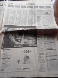 Milliyet Gazetesi - 14 Mart 2001 - PSG Galatasaray Maçı Olaylar Yüzünden 23 Dakika Durdu - Sınır Tanımayan Siyasetçi Fransa Yeşillerin Adayı Camille Cabral Bülent Ersoy Hayranı Çıktı - 8 Vekilimizi Fidel Castro Karşılayacak - Süleyman Demirel Türkiye Azerbaycan Bir Millet İki Devletiz - Mal Varlığı Araştırma Komisyonu - Haydar Mengi Konuşursa Özer Çiller Zor Durumda Kalır - Haydar Aliyev TBMM'ye Seslendi