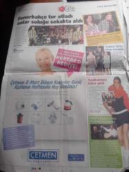 Milliyet Cafe Gazetesi - 6 Mart 2008 - Sadettin Saran İle Hülya Avşar Liseli Aşıklar Gibi El Ele - Hande Subaşı Fiziğiyle Dikkat Çekiyor - Deniz Akkaya Kırmızı Halı Diyetiyle Zayıfladı - Süreyya Yalçın Efsanesi Geri Döndü - 8 Mart Dünya Kadınlar Günü - Oyuncu Binnur Kaya Cinsiyet Ancak Mesleği Olmayana Avantaj Sağlar