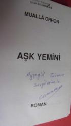 AŞK YEMİNİ-TÜRK EDEBİYATI-ROMAN-İMZALI -