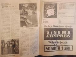Sinema Ekspres Haftalık Ses Tiyatro ve Sinema Mecmuası Dergisi - 11 Mayıs 1964 - Sayı : 7 - Fatma Girik - Zeki Müren - Leyla Sayar - Hayri Caner - Jaques Robert - Sadri Alışık - Semra Sar - Osman F. Seden - Remzi Contürk - Hülya Koçyiğit - Orhan Günşiray - Aliki Vuyuklaki - Ekrem Bora - Tamer Yiğit - Göksel Arsoy - Sadri Alışık - Metin Erksan - Hülya Koçyiğit - Celal Sılay - Bekir Büyükarkın - Semra Sar - Uğur Tarıman - Salih Karadeniz - Hayri Caner - Ahmet Tarık Tekçe - Erhan Tığlı - Kadir Savun - Erol Taş - Hulusi Kentmen - Senih Orkan - Mualla Sürer - Muazzez Arçay - Melahat İçli - Suzan Avcı - Zühal Tan - Şeyma Kutsal - Aslan Babal - Kızgın Delikanlı - Göksel Arsoy - Türkan Şoray - Suna Pekuysal - Ahmet Tarık Tekçe - Mümtaz Ener - Hüseyin Baradan - Sami Hazinses fotoğraf ve haberi - Tam Takım Dergi