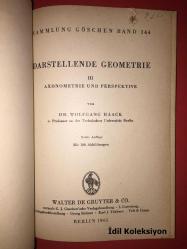 Darstellende Geometrie III - Axonometrie und Perspektive - Dr. Wolfgang Haack - Walter de Gruyter & Co. - Almanca Kitap (Tanımlayıcı Geometri III - Aksonometri ve Perspektif)