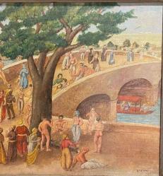 Feminism, BAGHDAD BRIDGE Russell C. Veit 1941 WOMEN BUY MEN,FANTASTIC RRRR