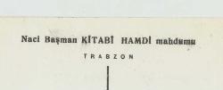 TRABZON KALE ESKİ FOTOKARTI (NACİ BAŞMAN)....