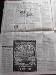 Cumhuriyet Gazetesi - 29  Eylül 1996 - Galatasaray Avrupa 2.si - Nermin Erbakan Orduevine Türbanlı Girerim - Meral Akşener'den Refah Partisi İtirafı -  Eğitim Şeriat Tehdidi - Türkan Saylan - Afganistan'da Kızların Okula Gitmesi Kadının Sokağa Çıkması Yasak -  Tansu Çiller'den Boris Yeltsin'e Geçmiş Olsun - 2 Mahkum Cezaevinde Kendini Yaktı - CHP Türbanla Yargıçlık Olmaz