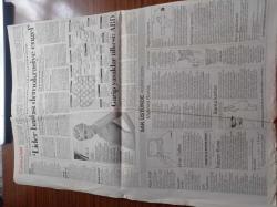 Cumhuriyet Gazetesi - 29  Eylül 1996 - Galatasaray Avrupa 2.si - Nermin Erbakan Orduevine Türbanlı Girerim - Meral Akşener'den Refah Partisi İtirafı -  Eğitim Şeriat Tehdidi - Türkan Saylan - Afganistan'da Kızların Okula Gitmesi Kadının Sokağa Çıkması Yasak -  Tansu Çiller'den Boris Yeltsin'e Geçmiş Olsun - 2 Mahkum Cezaevinde Kendini Yaktı - CHP Türbanla Yargıçlık Olmaz