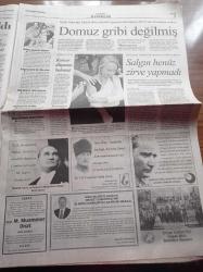 Cumhuriyet Gazetesi - 29 Ekim 2009 - Kulüp Rakı reklamı tam sayfa,mey içki-Neyi Kutluyoruz - Yaşasın Cumhuriyet -- Recep Tayyip Erdoğan Esas Olan Birliktir - İlker Başbuğ TSK Çelikten Bir Duvar - Kürdistan Adı İlk Defa Kimlikte - Turgut Özakman Anlatılıyor Eşi Benzeri Olmayan Mucize - Gazi Mustafa Kemal Atatürk - Devlet Bahçeli İrtica İle Eylem Planı İçin Gereken Yapılsın Dedi - Sağlıkçıda Domuz Gribi - Borsa Düştü Dolar Yükseldi - Deniz Baykal - Albay İmzalı Belge İhbarı