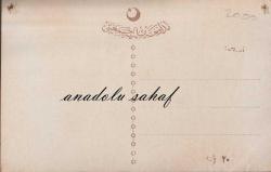 Müdafaa-i Milliye Cemiyeti 1330 - 1331 Harb Hatırası Kartı / Rumeli Hisarı, Boğaz ve Bayrak