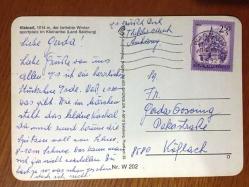 ŞEHİR KARTPOSTALI, AVUSTURYA SALZBURG KAYAK ALANI KAR MANZARALARI, ARKASI YAZILI VE PULLU, RENKLİ, 15 X 10 CM EBADINDA - 1940'LAR, 1950'LER, 1960'LAR, 1970'LER 1980'LER