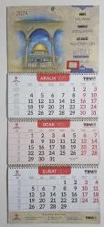 Efemera - 2024 Yılı Türkiye Diyanet Vakfı Duvar Takvimi - kitantik - kitaLog