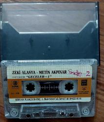 ZEKİ ALASYA & METİN AKPINAR - GECELER 1, 1987 (KASET)