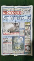 Sözcü Gazete 2 Nisan 2014 Sandığı Da  Kirlettiler,Mustafa Sarıgül,Taner Yıldız,Uli Hoeness,Anders Fogh Rasmussen,Vladimir Putin,Ünal Aysal,Didier Drogba,Didier Zokora,Sergen Yalçın,Slaven Bilic,Aaron Hunt,Ersun Yanal,Egemen Korkmaz,Emre Belözoğlu,Levent Ülgen,Ebru Şallı,Halit Ergenç,Bergüzar Korel,Erkan Petekkaya,Ece Erken,Çağla Şikel,Esra Eron,Gamze Topuz,Bekir Aksoy,Derya Çavuşoğlu,Mansur Yavaş,Melih Gökçek,Bilal Erdoğan,Numan Kurtulmuş