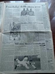 Cumhuriyet Gazetesi - 29 Mayıs 1992 - Fenerbahçe Dedikodu Sever  - Türkiye İle Nahcıvan'ı Bağlayan Hasret Köprüsü Ümit Köprüsü Oldu - Süleyman Demirel - Haydar Aliyev - 250 Ve 500 Binlik Yolda - 1 Lira=20 Gazete - Lotarya Furyası