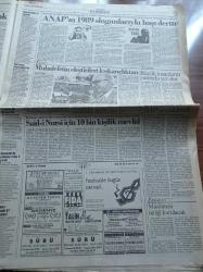 Cumhuriyet Gazetesi - 1 Haziran 1992 - Memur Maaşı Eridi - Yolsuzlukla Alakalı Trilyonluk Dosyalar Var - Başbakan Süleyman Demirel'e Arnavutluk'ta Hoşgeldin Baba Pankartı - Çocuk Esirgeme Kurumu'nun 3 Yıllık Hesapları İnceleniyor - Avşa Adası Açıklarında Yanan Feribotun Yolcularına Tazminat