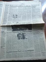 Cumhuriyet Gazetesi - 30 Haziran 1992 - Anadolu Liseleri Sınav Sonuçları - Uluslararası İstanbul Festivali - Devlet Güvenlik Mahkemesinde İsmail Beşikçi Günü - Pamukkale'ye İlk Kazma Erdal İnönü'den - Cezayir Devlet Başkanı Budiaf Üniformalı Bir Kişi Tarafından Vurularak Öldürüldü - Partilerde Köşk Tartışması - Kürt Sorunu Sıkıntı Yarattı - Karadeniz'de Silah Üretimi