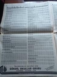 Cumhuriyet Gazetesi - 30 Haziran 1992 - Anadolu Liseleri Sınav Sonuçları - Uluslararası İstanbul Festivali - Devlet Güvenlik Mahkemesinde İsmail Beşikçi Günü - Pamukkale'ye İlk Kazma Erdal İnönü'den - Cezayir Devlet Başkanı Budiaf Üniformalı Bir Kişi Tarafından Vurularak Öldürüldü - Partilerde Köşk Tartışması - Kürt Sorunu Sıkıntı Yarattı - Karadeniz'de Silah Üretimi