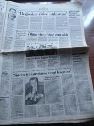 Cumhuriyet Gazetesi - 27 Mayıs 2000 - Afetzede Viagra'ya Sarıldı - Ve TOFAŞ Yine Şampiyon - Erol Evcil'in İfadesi Mesut Yılmaz'la Konutunda Görüştük Alaattin Çakıcı'ya Haber Gönderdi - 27 Mayıs Yeniden Bayram Olsun -  Filistin Ve İsrail Barışına Katkı İçin Spor Dünyası Ünlüleri Sahaya İndi - Oktay Akbal'a Orhan Kemal Ödülü - Roberto Baggio - Michael Schumacher - Sean Connery - Pele