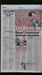 Sözcü Gazete 6 Haziran 2019 Karedenizlilerden 