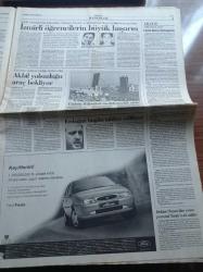 Cumhuriyet Gazetesi - 24 Temmuz 1999 - TSYD Kupasında Fenerbahçe Galatasaray Maçı - MHP İle Fazilet Partisi Arasında Kuran Kursu Kavgası - Türk İş Bayram Meral Amaç Ulus Devleti Yok Etmek - Lozan Antlaşması'nın Yıldönümü - Sağlıkçılardan Protesto - Basın Özgürlüğü Yetersiz Kalıyor - Kara Para Tehdidi