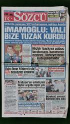 Sözcü Gazete 10 Haziran 2019 İmamoğlu:Vali Bize Tuzak Kurdu,Uğur Dündar,Binali Yıldırım,Nihat Zeybekçi,Osman Nuri Topbaş,Şenol Güneş,İrfan Can Kahveci,Kaan Ayhan,Yusuf Yazıcı,Mahmut Tekdemir,Ali Koç,Damien Comolli,Kylian Mbappe,Mert Müldür,Hadise,Abdullah Avcı,Jose Mourinho,Bobby Dixon,Rafael Nadal,Oya Başar,Krunislav Simon,Boris Johnson,James Jeffrey,Haktan Pak - İbrahim Balaban Vefat Etti,Galip Öztürk,Halil Kalaycı,Hidayet Türkoğlu - İdil Koleksiyon